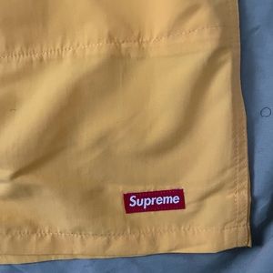 Supreme yellow shorts